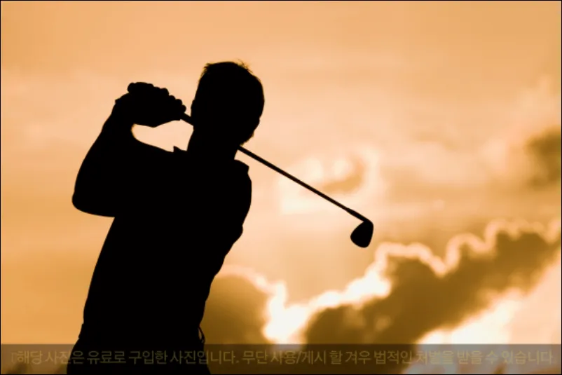 골프치는 사람