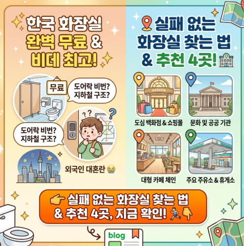 한국 공중화장실 위상