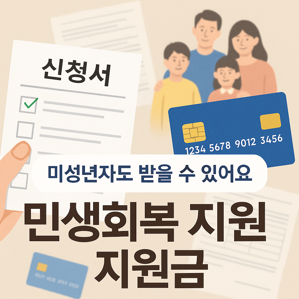 민생회복지원금 미성년자