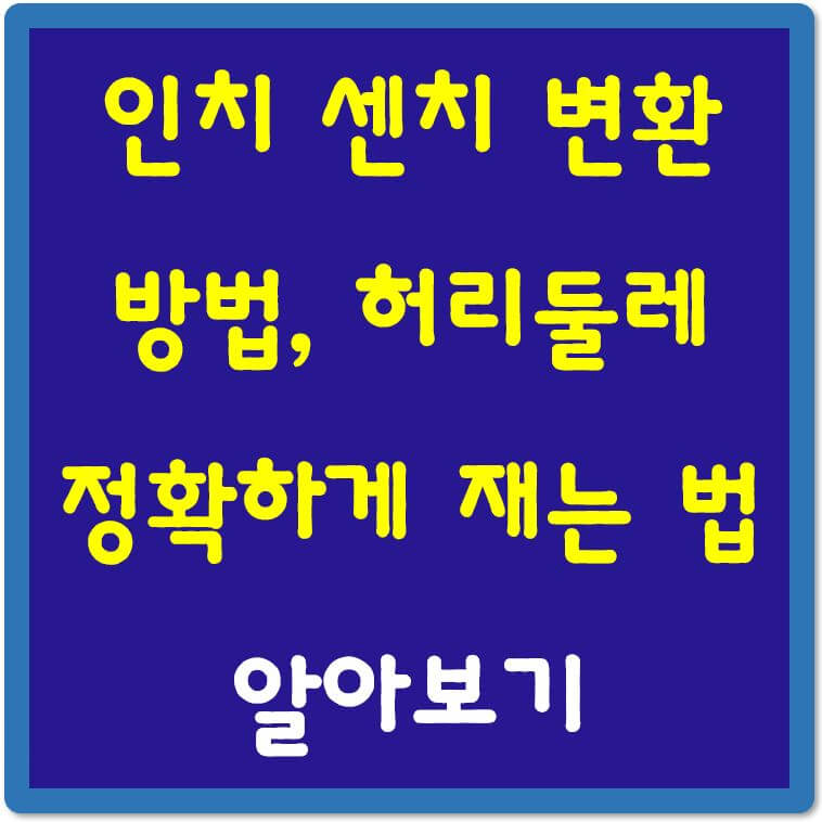 인치-센치-변환방법-허리둘레-정확하게-재는-법-섬네일