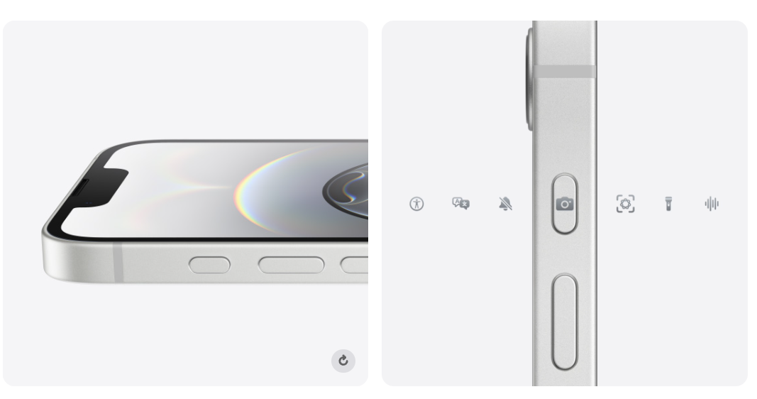 글래스, 동작버튼