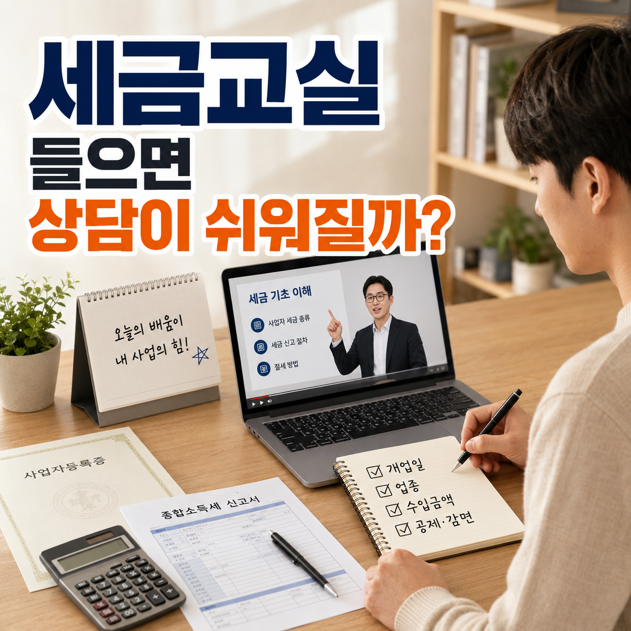 스타트업 세금든든케어 상담 경로, 세금교실부터 현장상담실까지