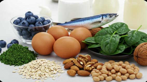 고령자를 위한 기억력 강화 식품 TOP 7