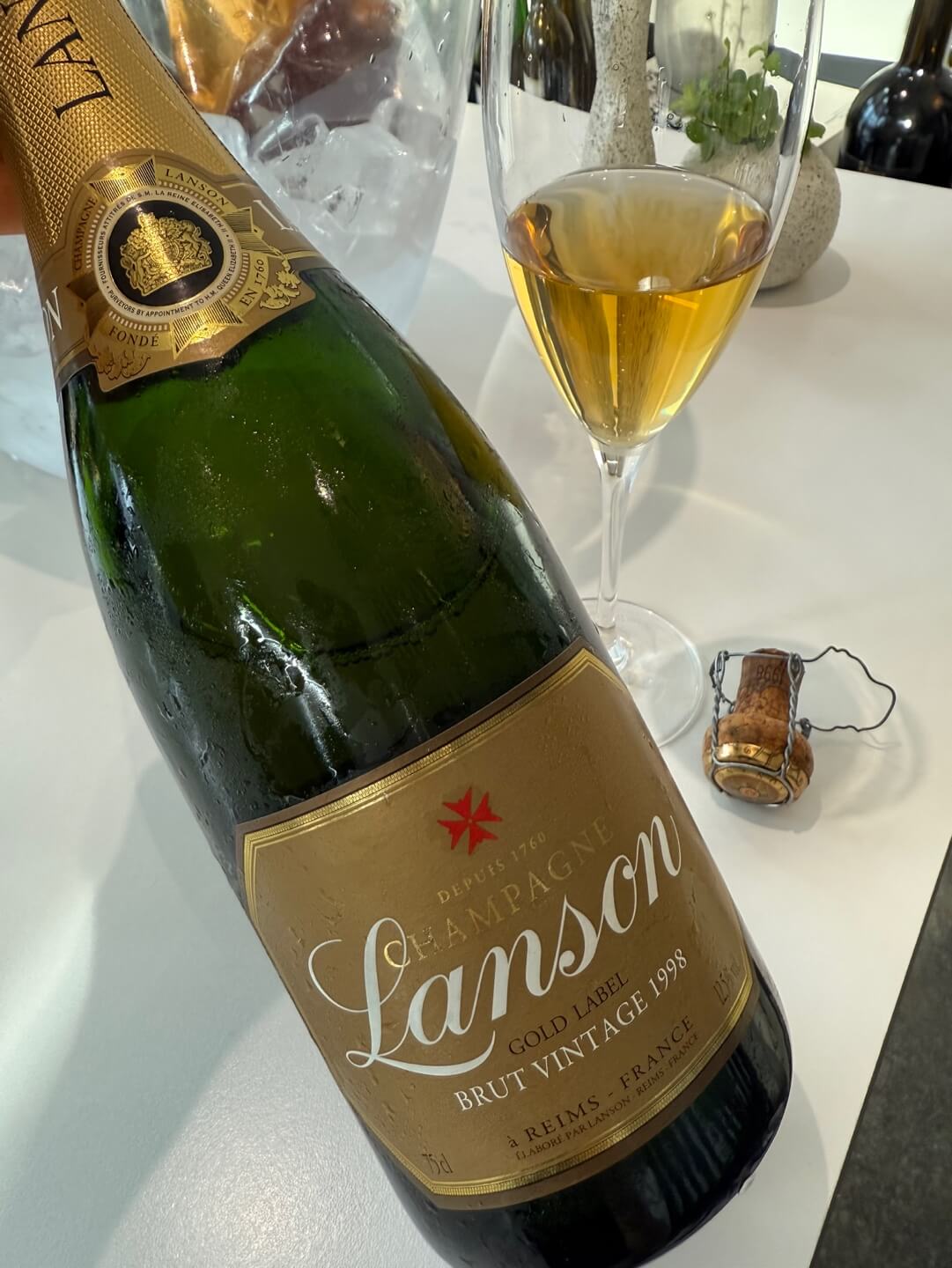 Lanson Gold Label Brut Vintage 1998, Champagne, France๏ฝ๋์ก ๊ณจ๋ ๋ผ๋ฒจ ๋ธ๋คผ ๋นํฐ์ง 1998