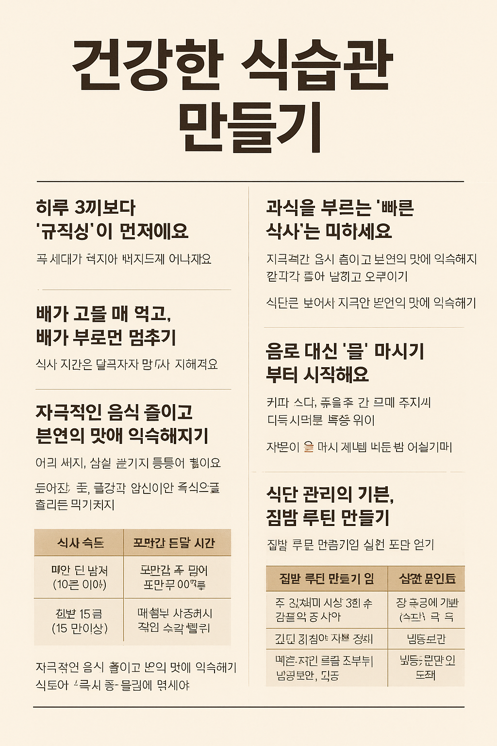 '건강한 식습관 만들기'부터예요