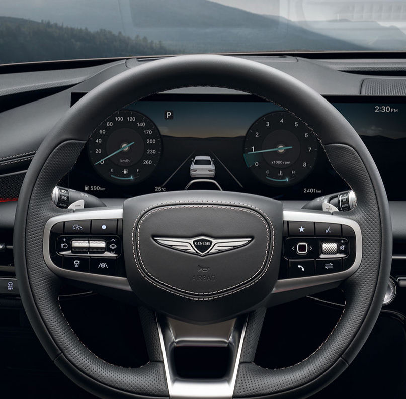 제네시스 g80 실내