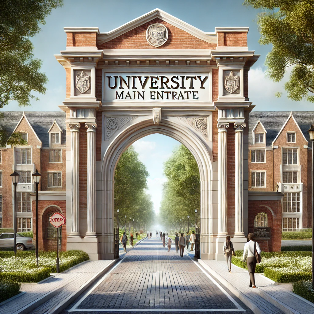 미국대학 정문_이미지