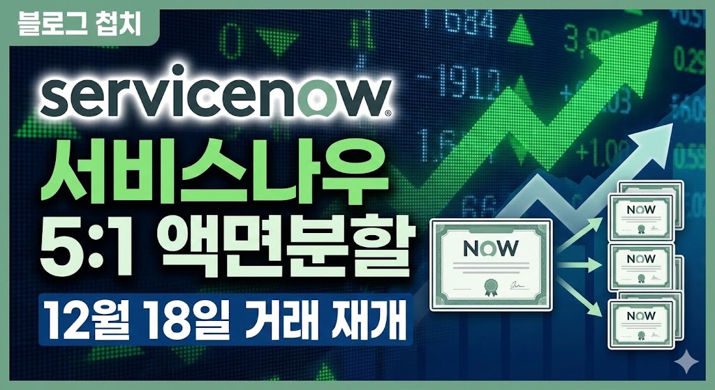 서비스나우 5대1 액면분할, 투자 접근성 개선