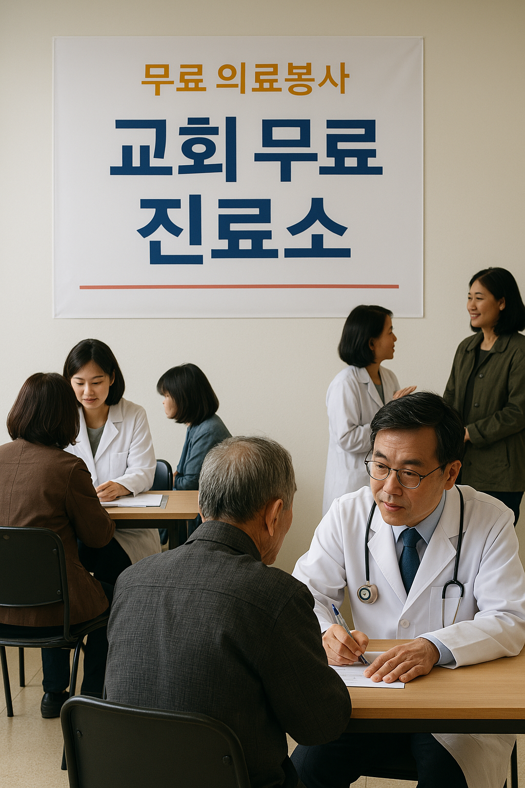 서울 지역 교회 무료 진료소