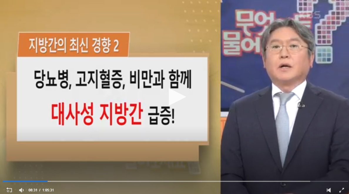 지방간 간질환 증상 원인 치료 명의