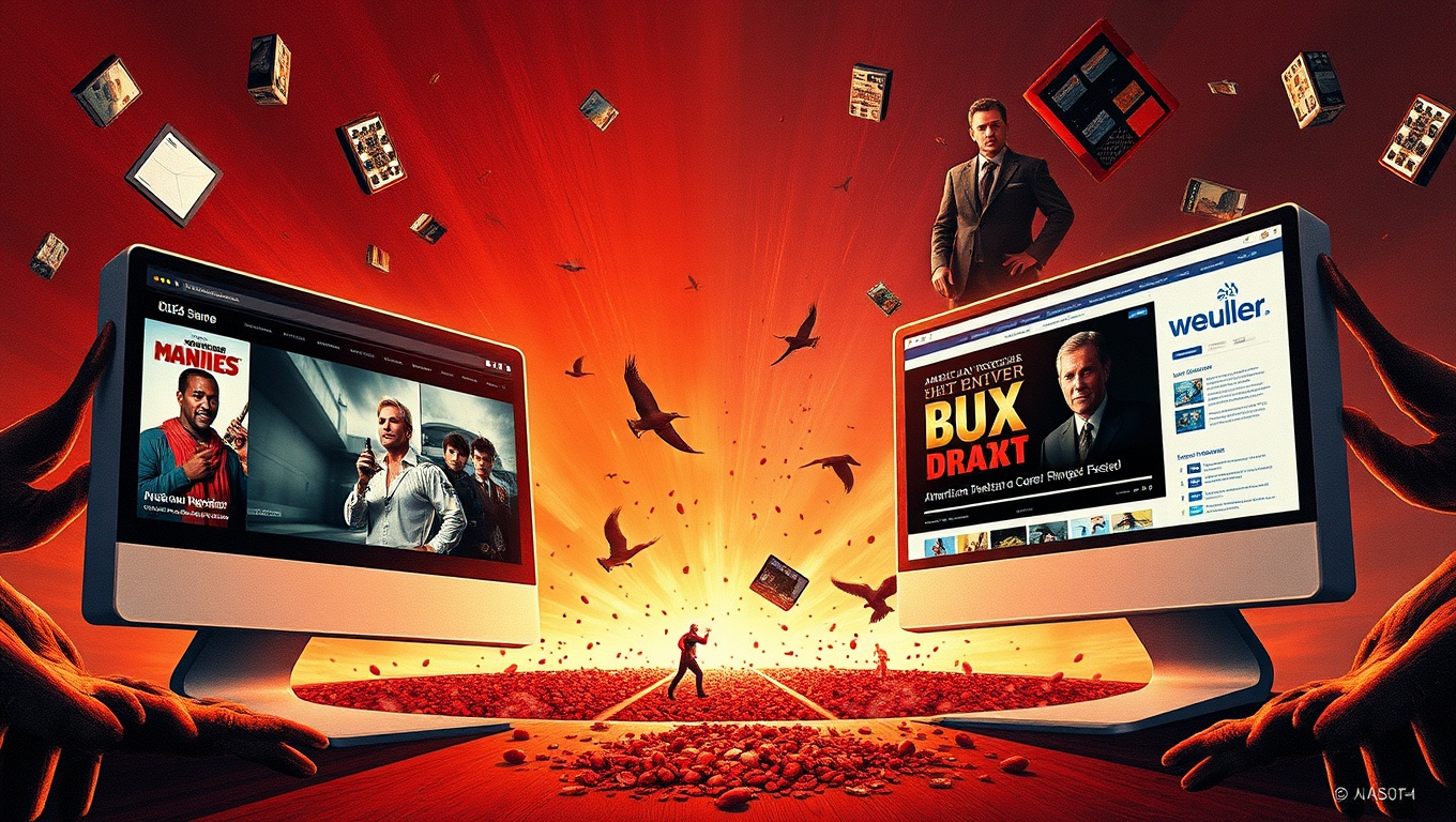 미국 영화리뷰 사이트들이 대결하는 모습