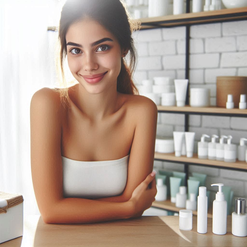 피부,체형관리 샵 배경