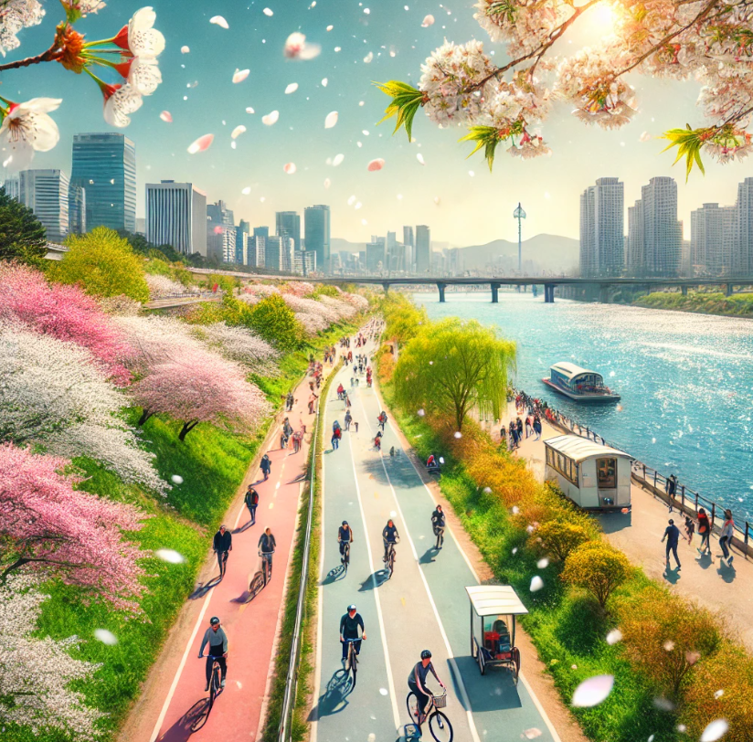 서울 봄 여행 관련 이미지