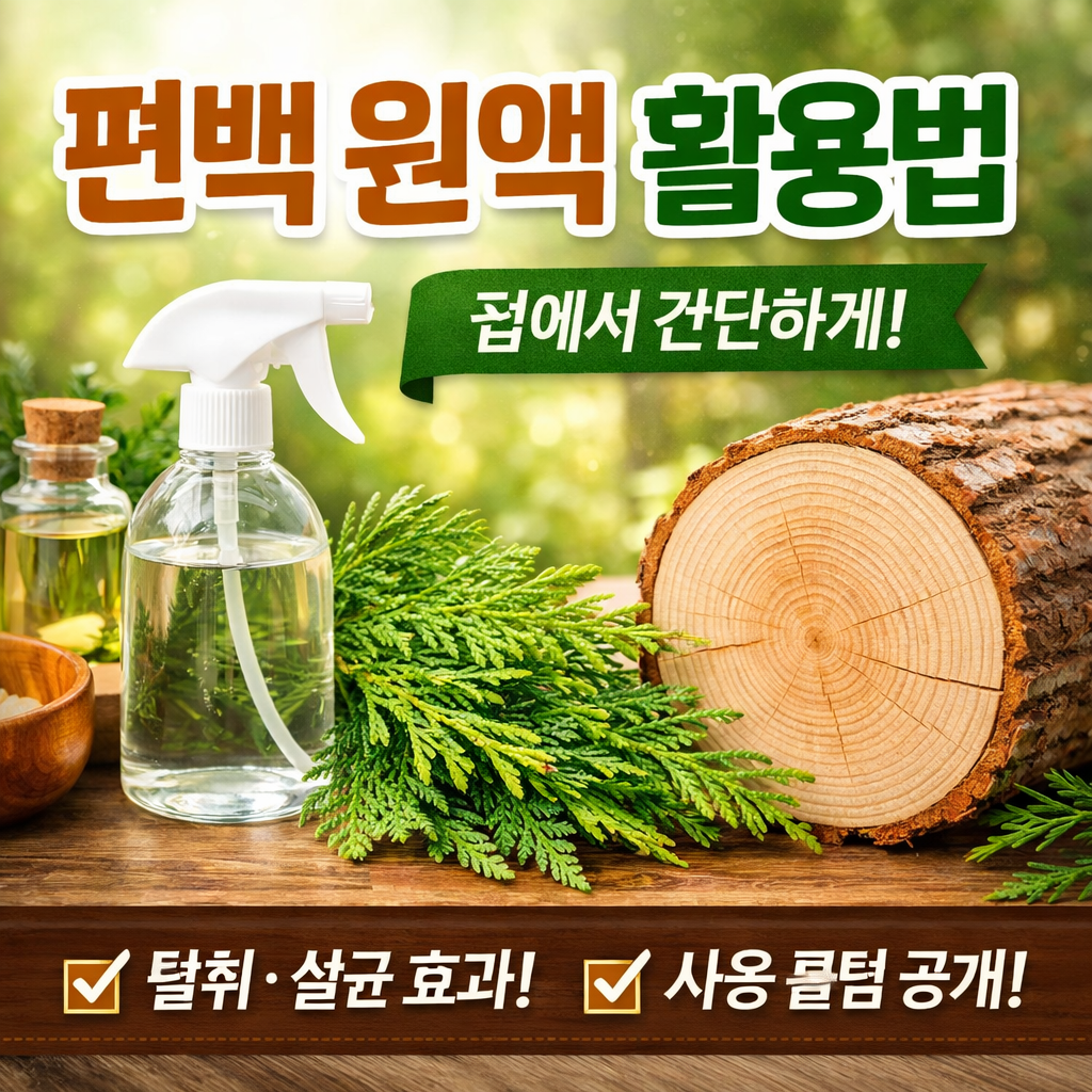 편백 원액 활용법 – 집에서 쉽게 사용하는 방법 총정리