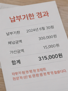 자동차세 체납 시 불이익