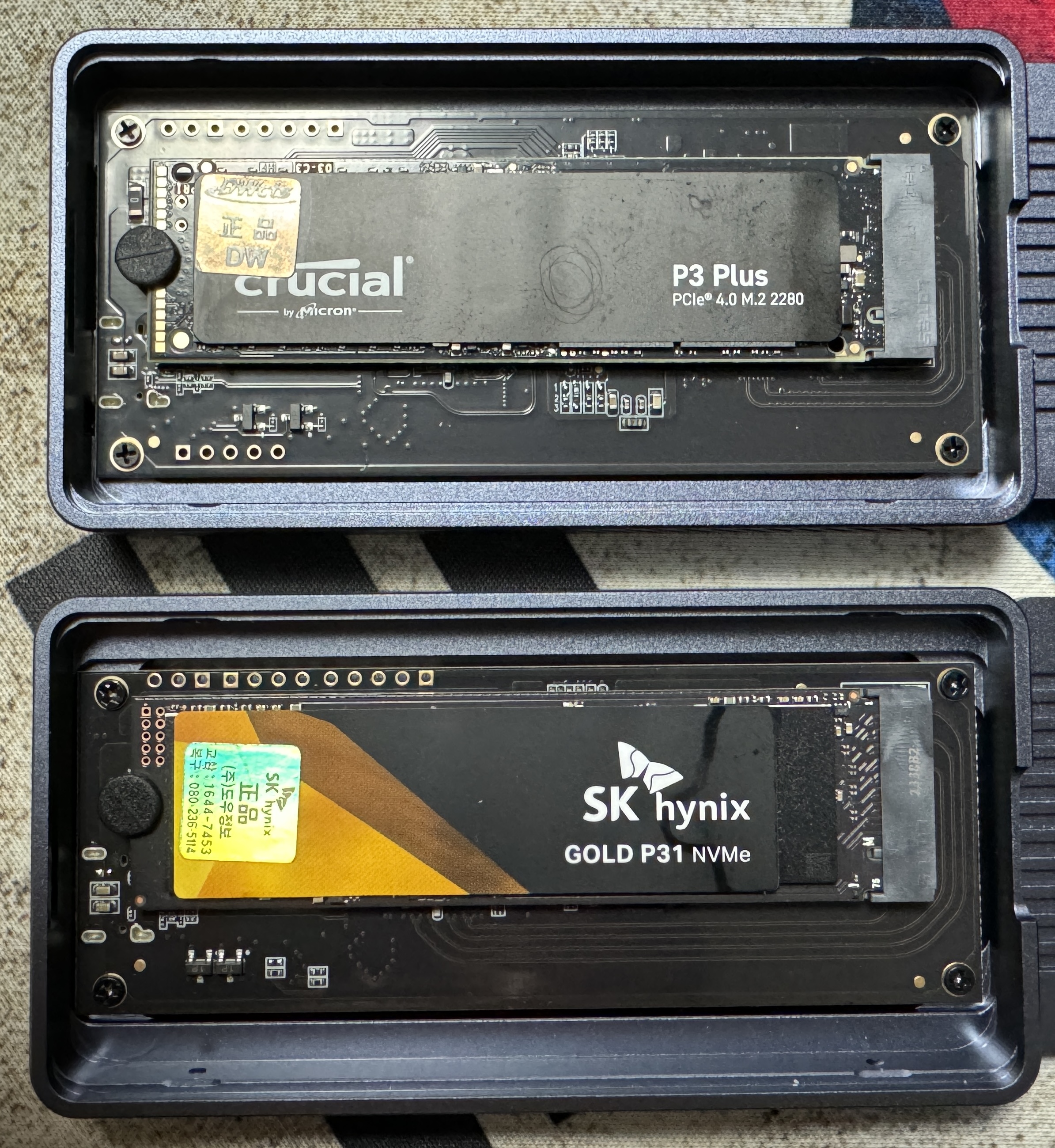 아카시스 인클로저 ssd 결합 이미지