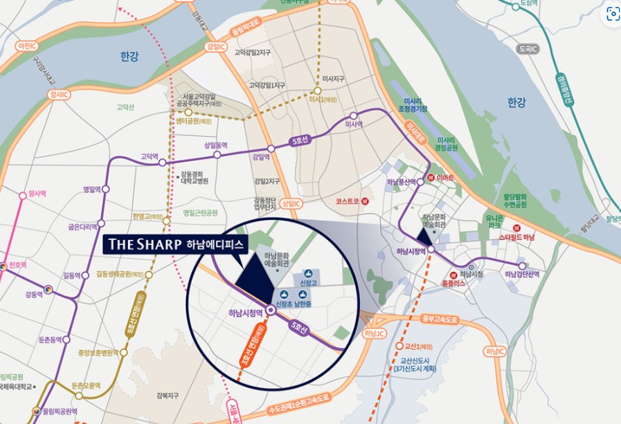 더샵 하남에디피스 입지환경