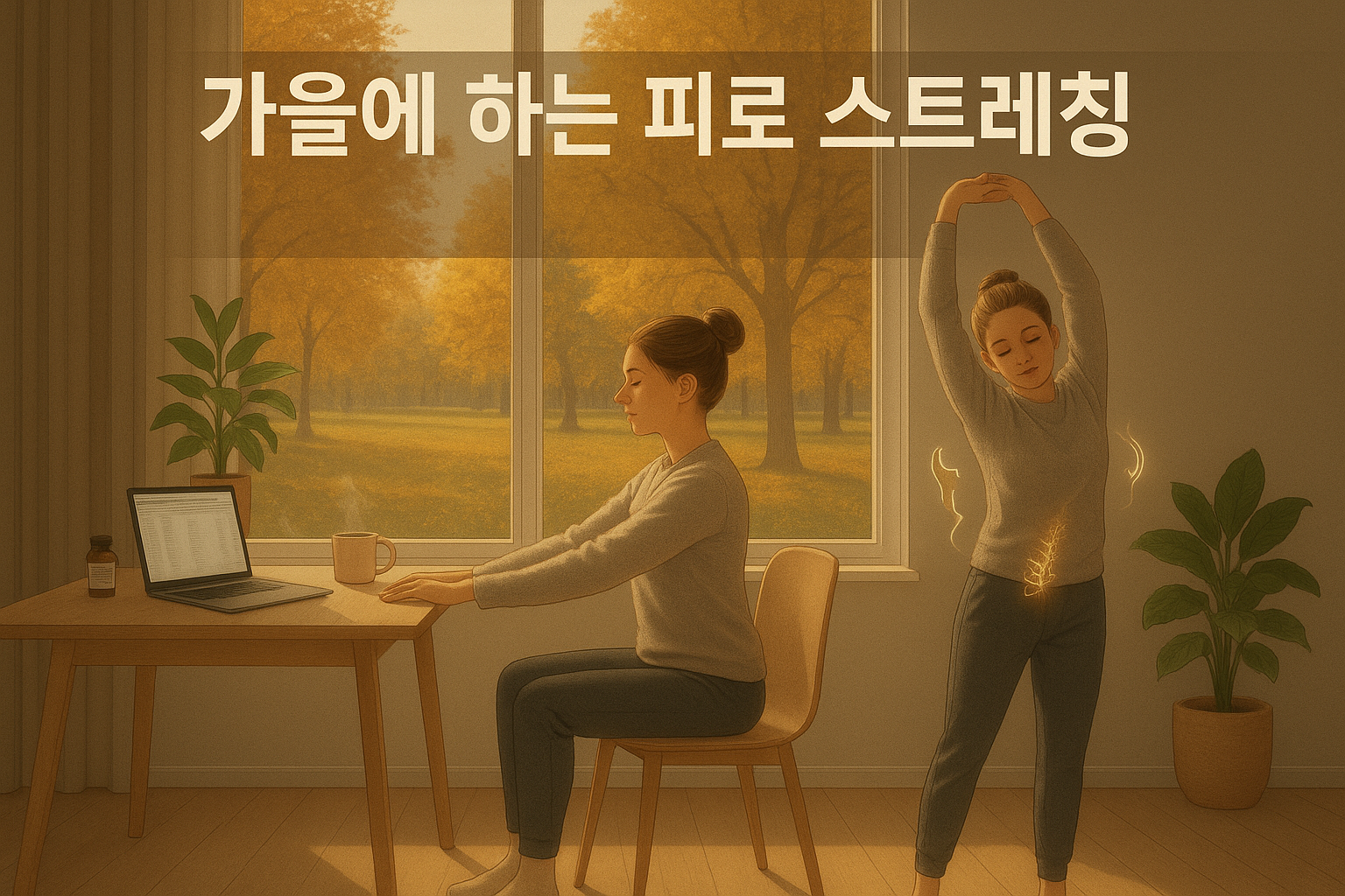 가을에 하는 피로 스트레칭