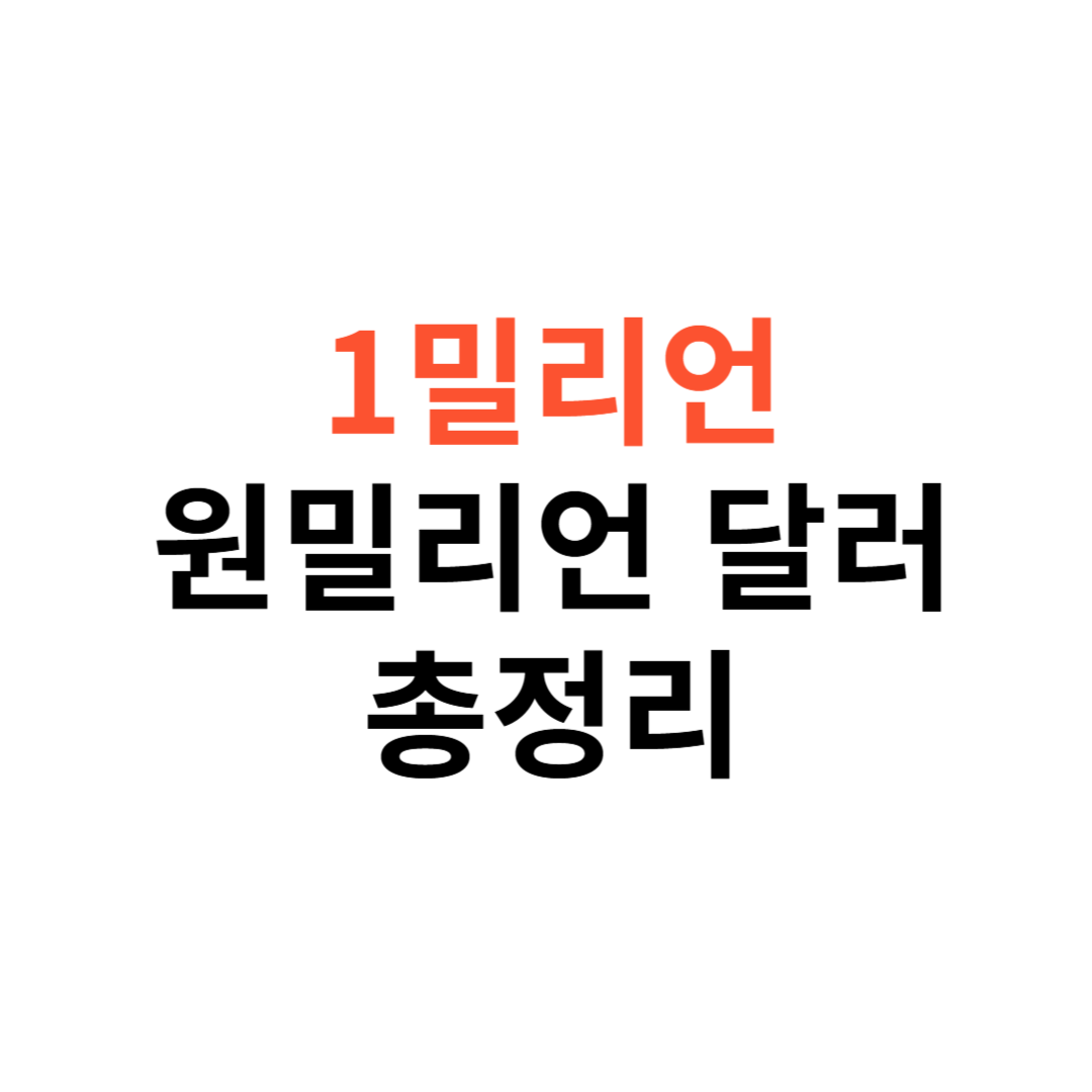 1밀리언 달러