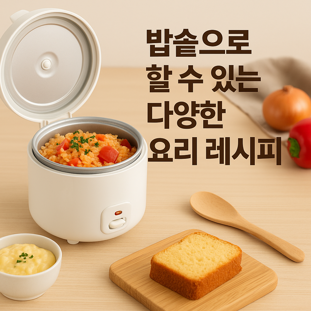 밥솥으로 할 수 있는 다양한 요리 레시피