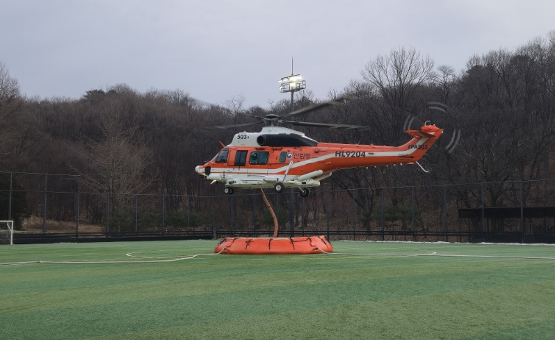 노원구 상계동 수락산 산불 발생