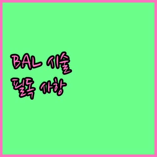 BAL 시술 전 필독 : 안전한 기관..