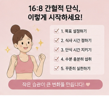 간헐적 단식 방법 16:8