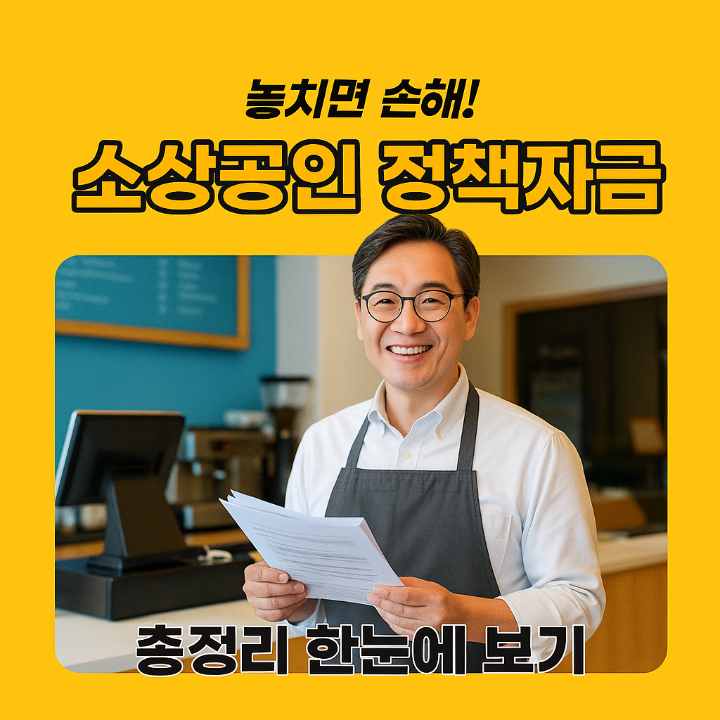 [1편] 소상공인 정책자금 총정리 &ndash; 꼭 알아야 할 지원제도