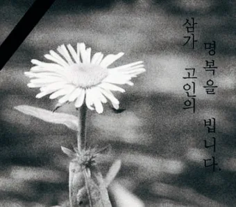 삼가고인의명복을빕니다의 뜻과 띄어쓰기 한문 표기_23