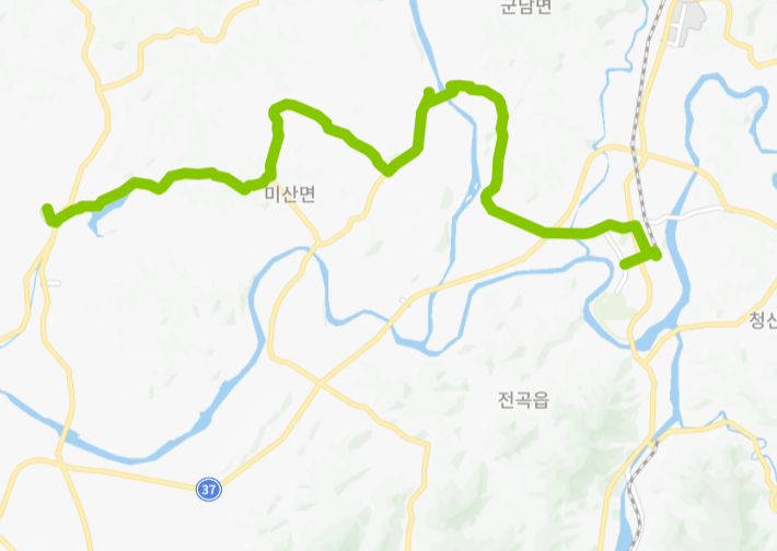 연천-58-1번-버스-노선-지도