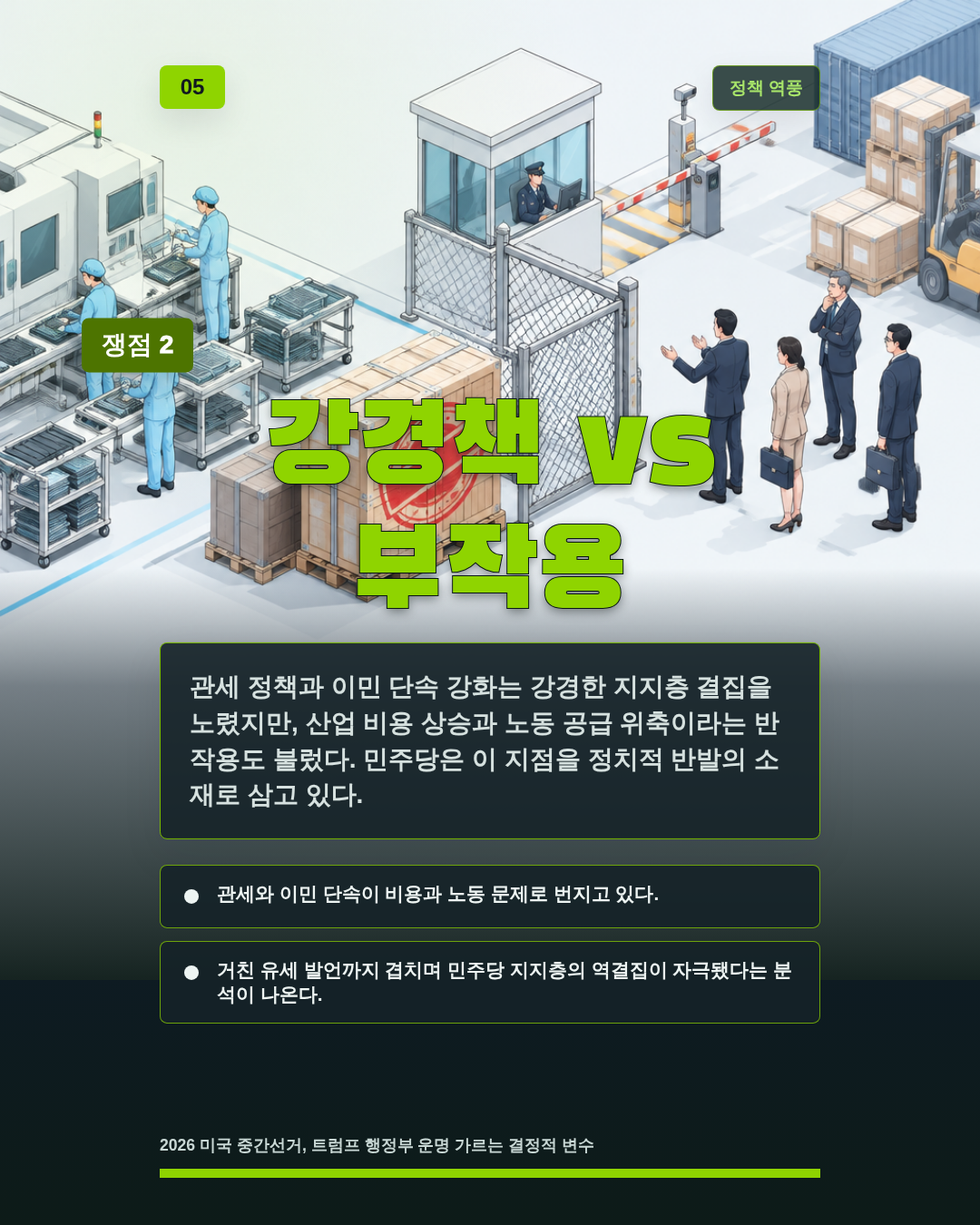 강경책 vs 부작용