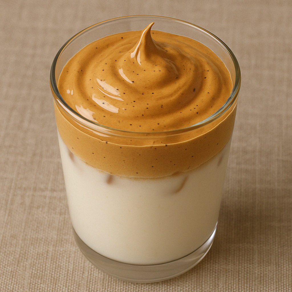 달고나 크림커피