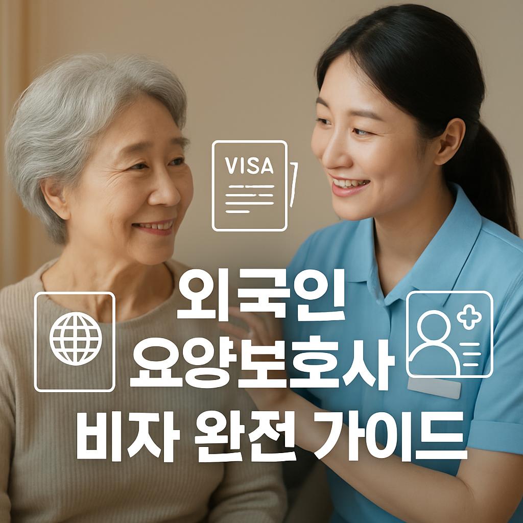 외국인 요양보호사 비자 총정리