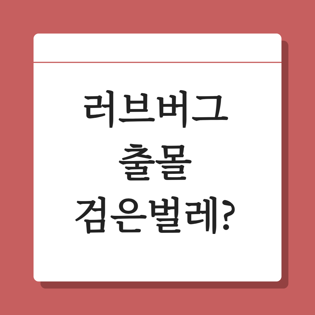 러브버그 - 이 포스팅의 대표 이미지