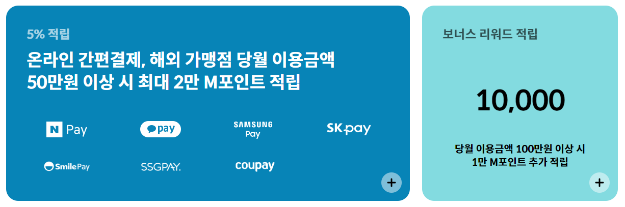 현대카드 M2부스트 카드