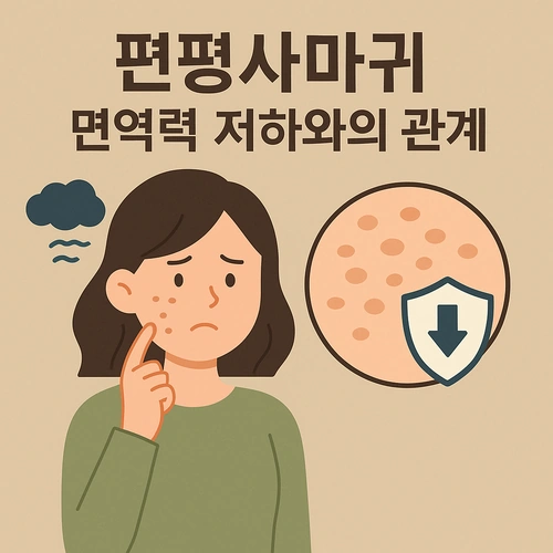 편평사마귀 원인과 면역력 저하의 관계 썸네일