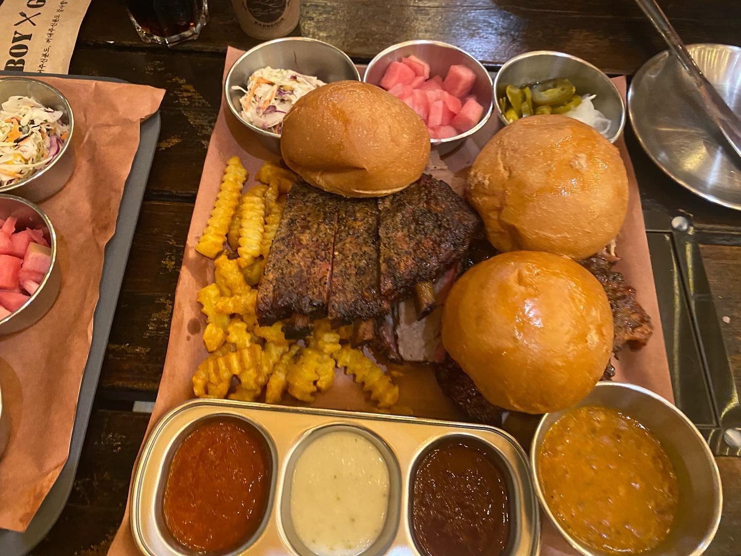 생방송오늘저녁 텍사스 바베큐 브리스킷 비프립 스페어립 풀드포크 제천 맛집 추천