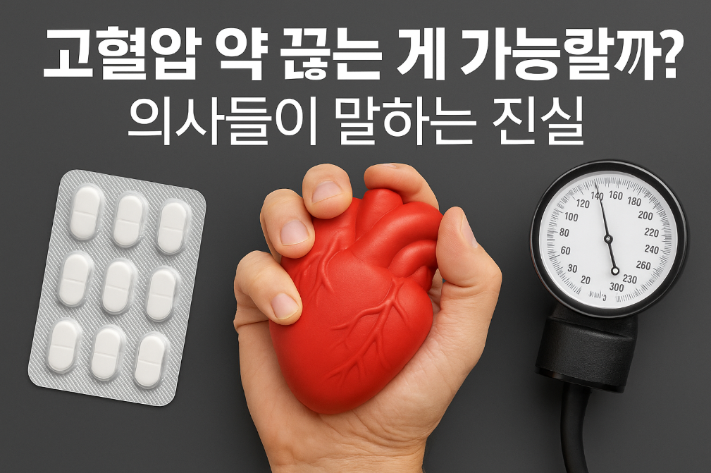 고혈압 약 끊는 게 가능할까?