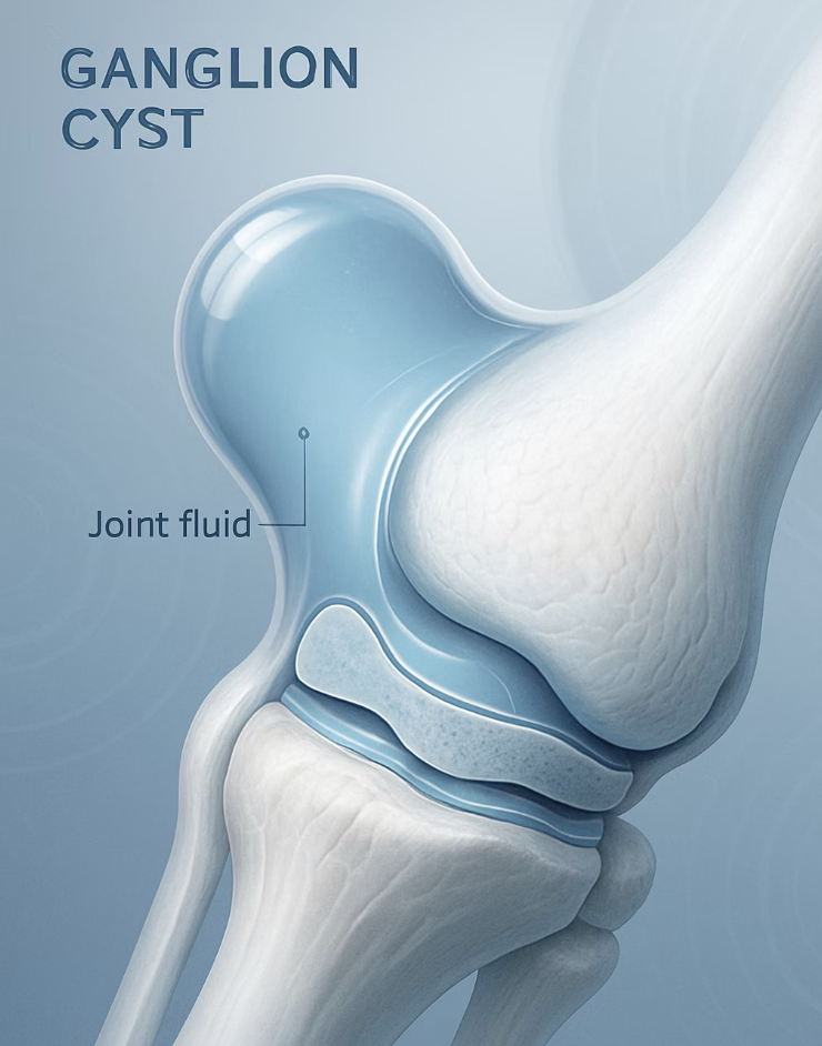이 물혹의 정체는 무엇일까요?