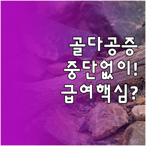 골다공증 치료 중단 없는 관리 골밀도..