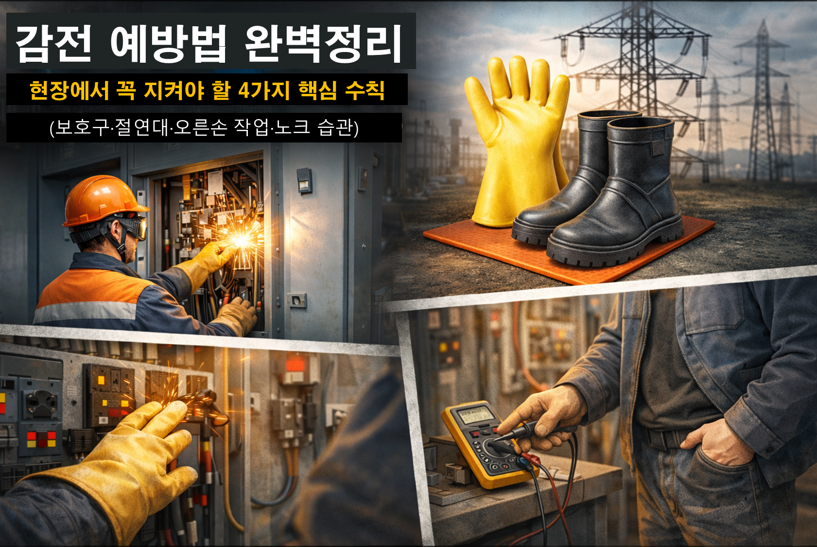 현장에서 꼭 지켜야 할 4가지 핵심 수칙