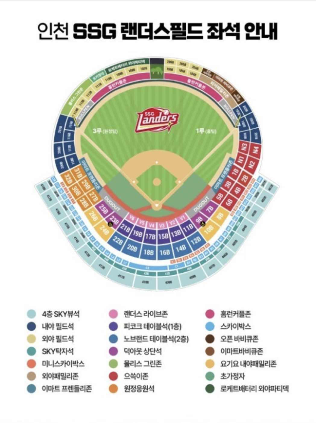 테이블석과 일반석 비교