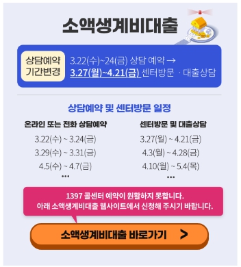 소액생계비 대출 온라인 신청 최대 금액 한도 이율8