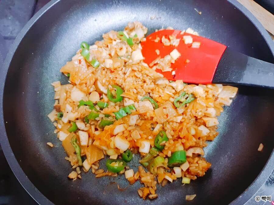 다이어트-요리-김치볶음밥-레시피