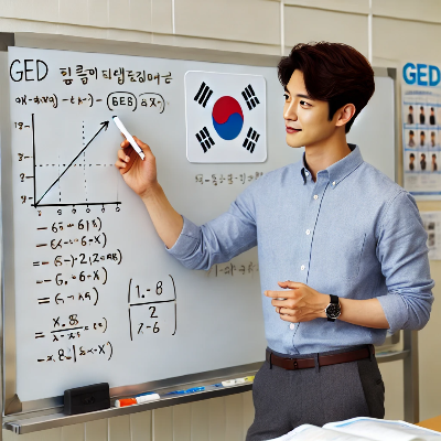 수학을 강의하는 검정고시 강사