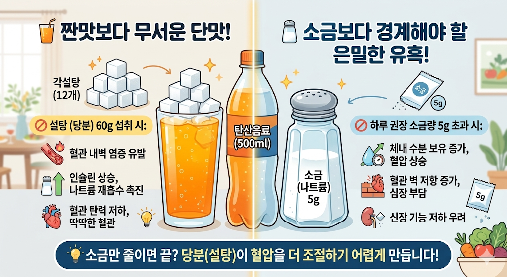 짠맛보다 무서운 단맛