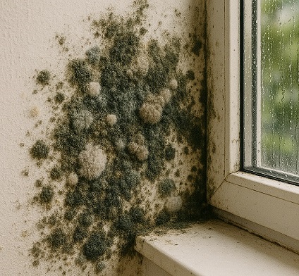 장마철 곰팡이 관련 사진