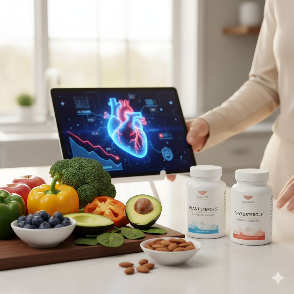 식물성스테롤 나쁜 LDL 콜레스테롤 영양제 섭취방법