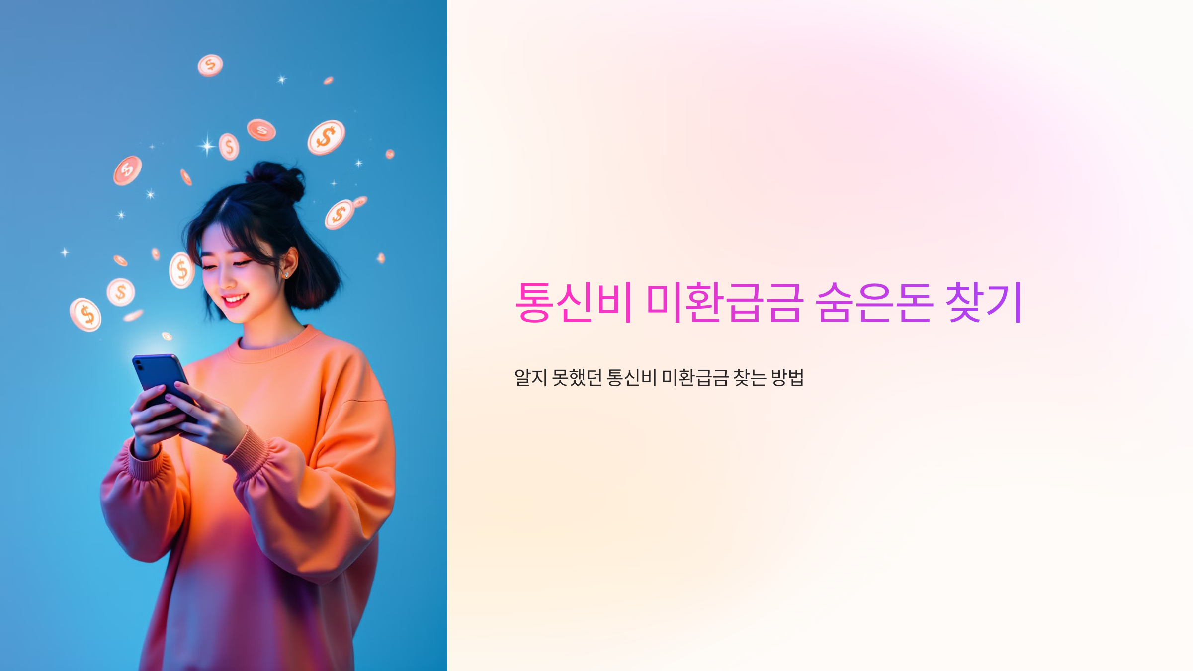 통신비 미환급금 숨은돈 찾기