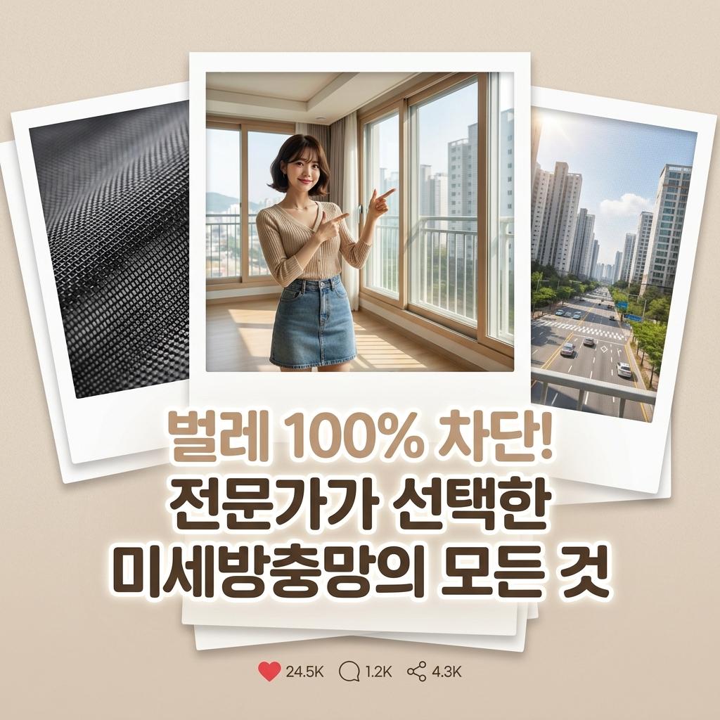 장성규도 선택한 미세방충망 교체 비용과 장단점 벌레 완벽 해결